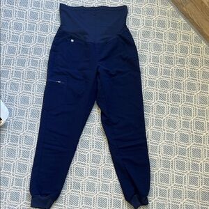 Figs Navy Blue Track Pants